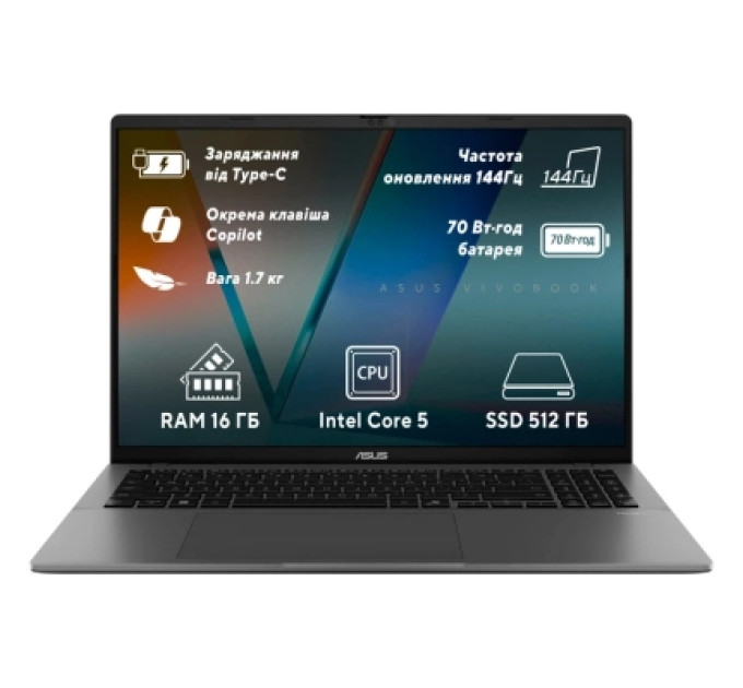 ASUS Ноутбук ASUS Vivobook S16 S3607VA-RP095 (90NB1672-M00730)