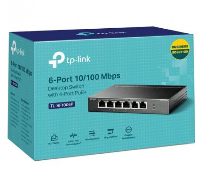 Комутатор мережевий TP-Link TL-SF1006P