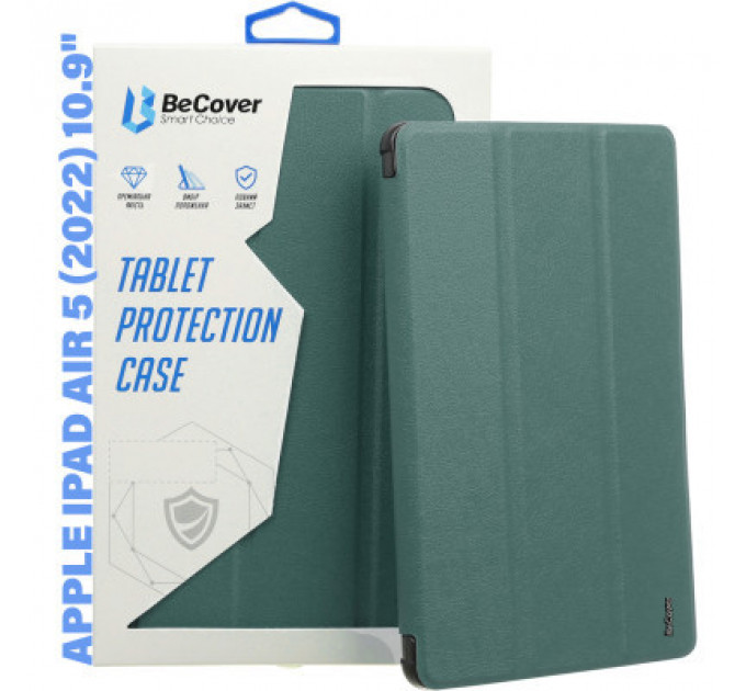 Чохол до планшета BeCover Smart Case Apple iPad Air 5 (2022) 10.9" Dark Green (710772)