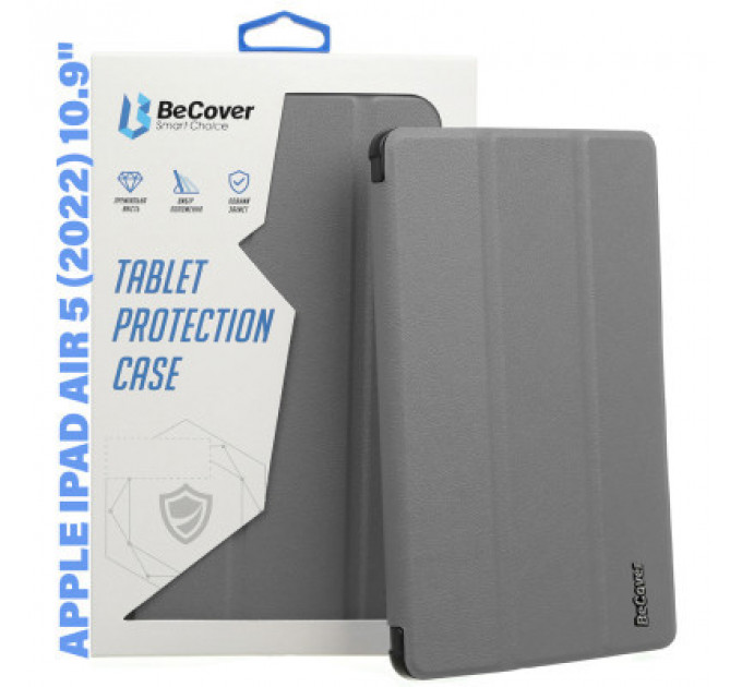 Чохол до планшета BeCover Smart Case Apple iPad Air 5 (2022) 10.9" Gray (710773)