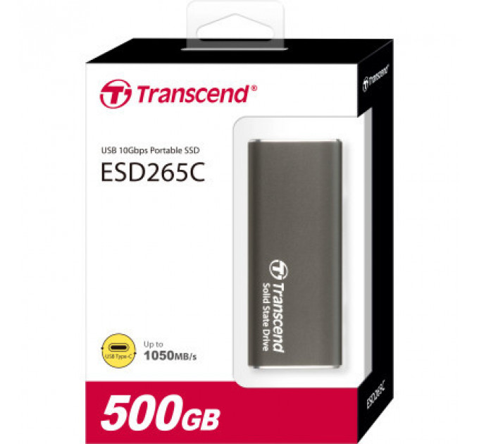 Накопичувач SSD USB-C 500GB Transcend (TS500GESD265C)