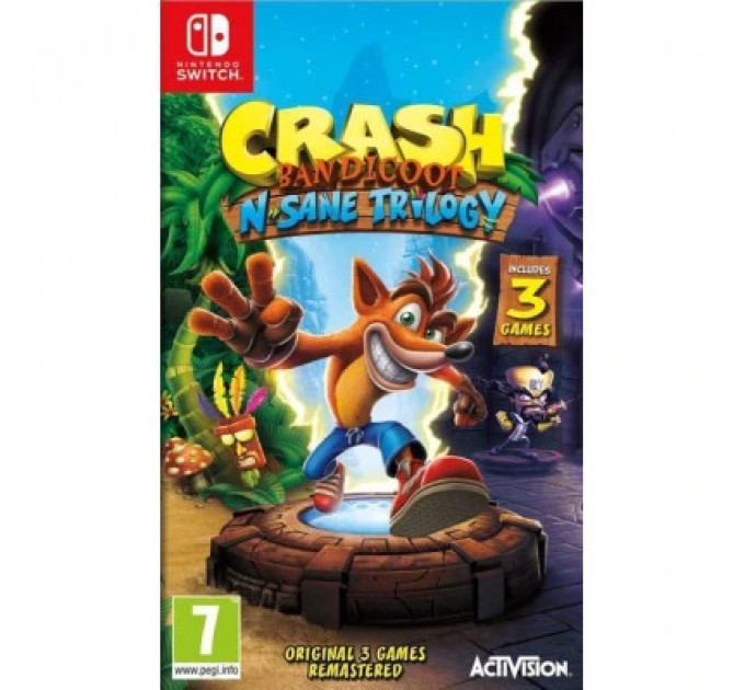 Гра Nintendo CRASH BANDICOOT N. SANE TRILOGY, картридж (1067544)