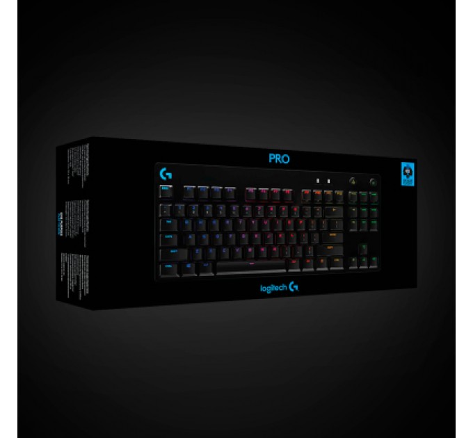 Клавіатура Logitech G PRO Mechanical Gaming USB UA Black (920-009392)