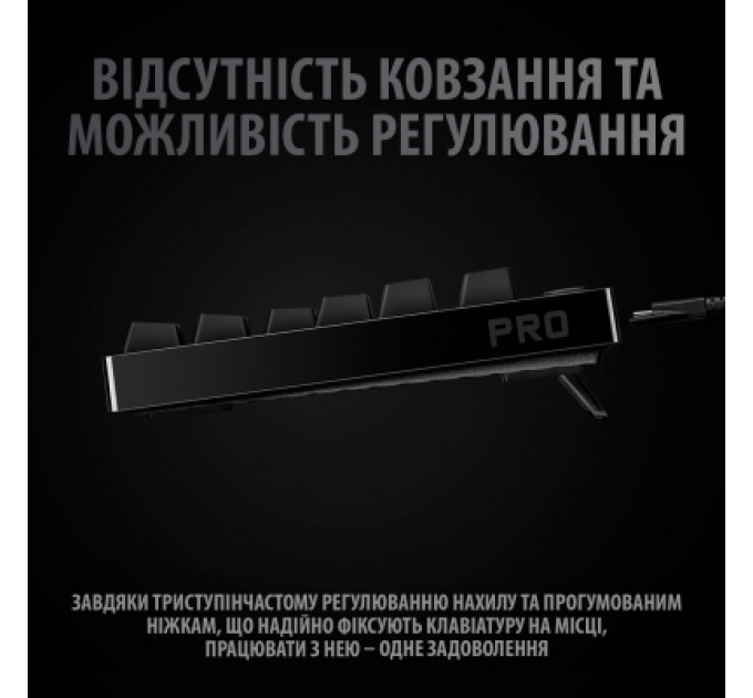 Клавіатура Logitech G PRO Mechanical Gaming USB UA Black (920-009392)