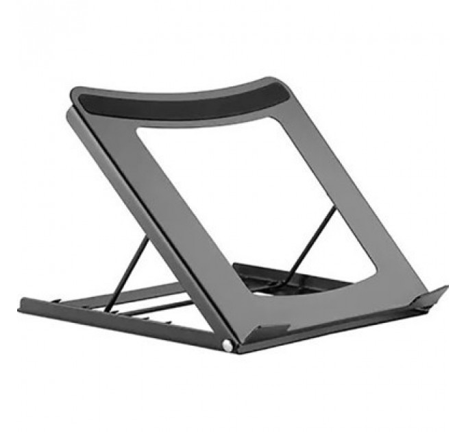 Підставка до ноутбука HiSmart 10"-15" з 5-ма положеннями кута нахилу (HS082468)