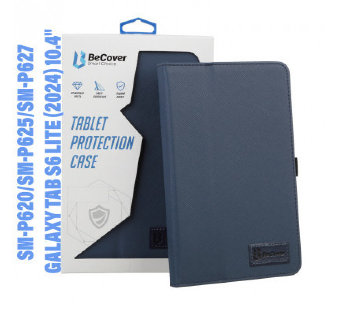 Чохол до планшета BeCover Slimbook Samsung Tab S6 Lite (2024) 10.4" P620/P625/P627 Deep Blue (710811)