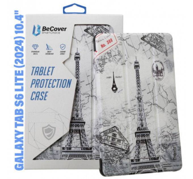 Чохол до планшета BeCover Smart Case Samsung Tab S6 Lite (2024) 10.4" P620/P625/P627 Paris (710831)