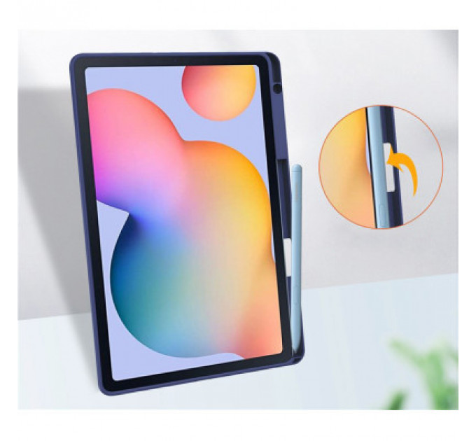 Чохол до планшета BeCover Soft Edge Stylus Mount Samsung Tab S6 Lite (2024) 10.4" P620/P625/P627 Deep Blue (710837)