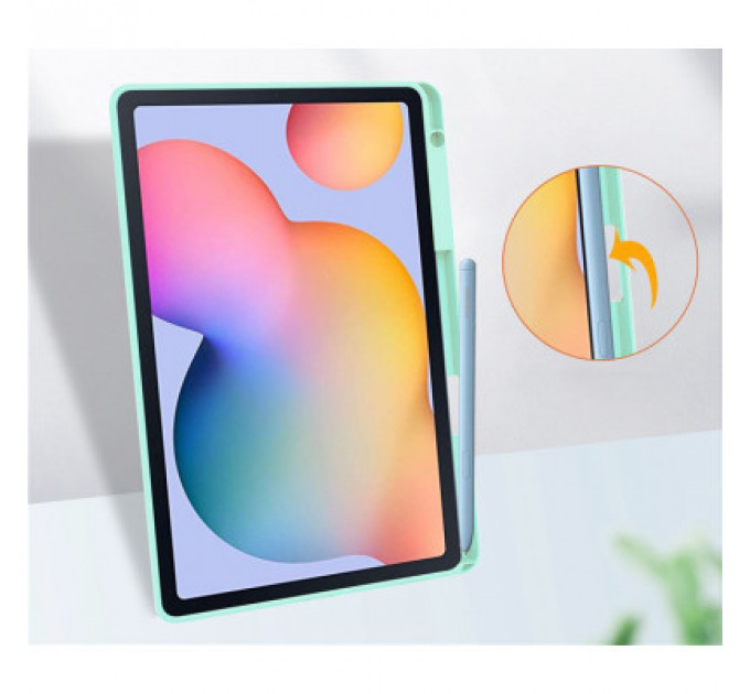 Чохол до планшета BeCover Soft Edge Stylus Mount Samsung Tab S6 Lite (2024) 10.4" P620/P625/P627 Green (710842)