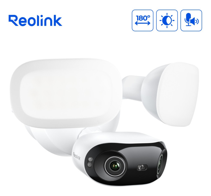 IP-камера Reolink Floodlight Series F751W 8МП 180° Wi-Fi