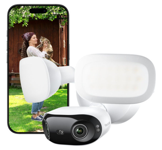 IP-камера Reolink Floodlight Series F751W 8МП 180° Wi-Fi