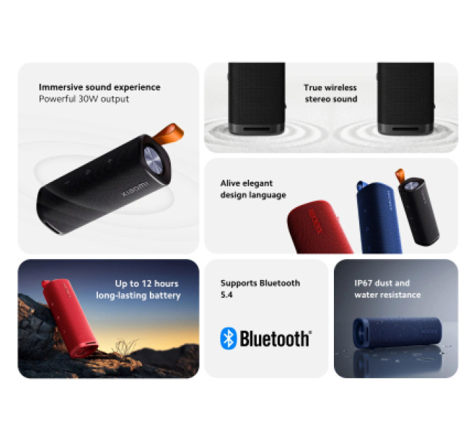 Xiaomi Акустична система Xiaomi Sound Outdoor Blue (1037290)