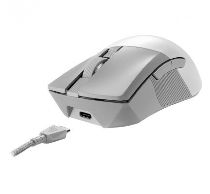 Мишка ASUS ROG Gladius III Aimpoint Bluetooth/Wireless White (90MP02Y0-BMUA11)