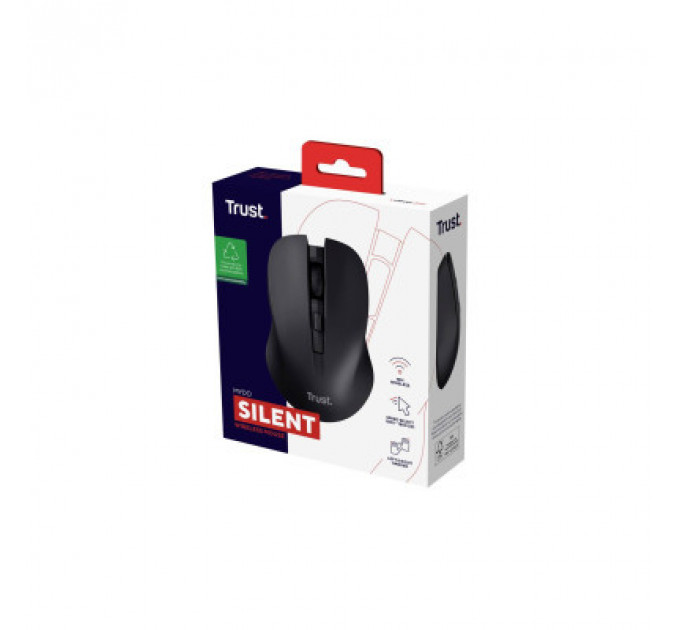 Мишка Trust Mydo Silent Wireless Black (25084)