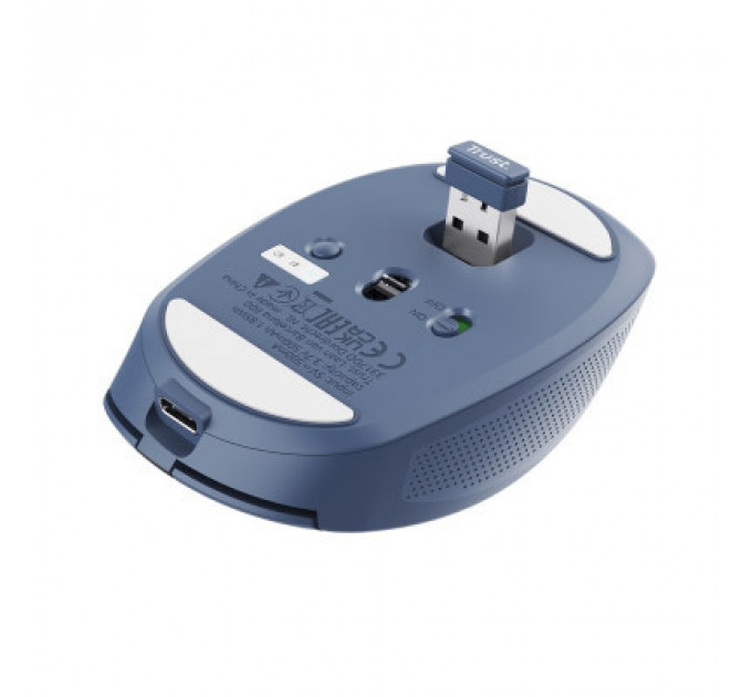 Мишка Trust Ozza compact Bluetooth/Wireless/USB-A Blue (24934)