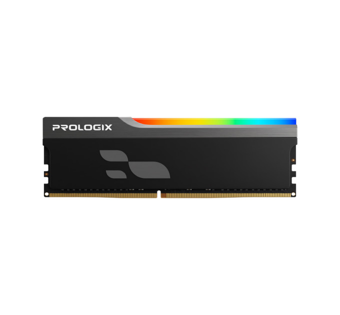 Модуль пам`ятi DDR4 16GB/3200 Prologix Onyx Black RGB (PRO16GB3200YBR4)