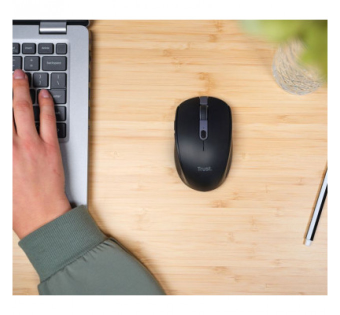Мишка Trust Ozza compact Bluetooth/Wireless/USB-A Black (24819)