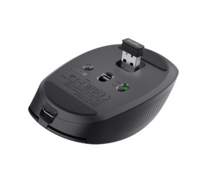 Мишка Trust Ozza compact Bluetooth/Wireless/USB-A Black (24819)