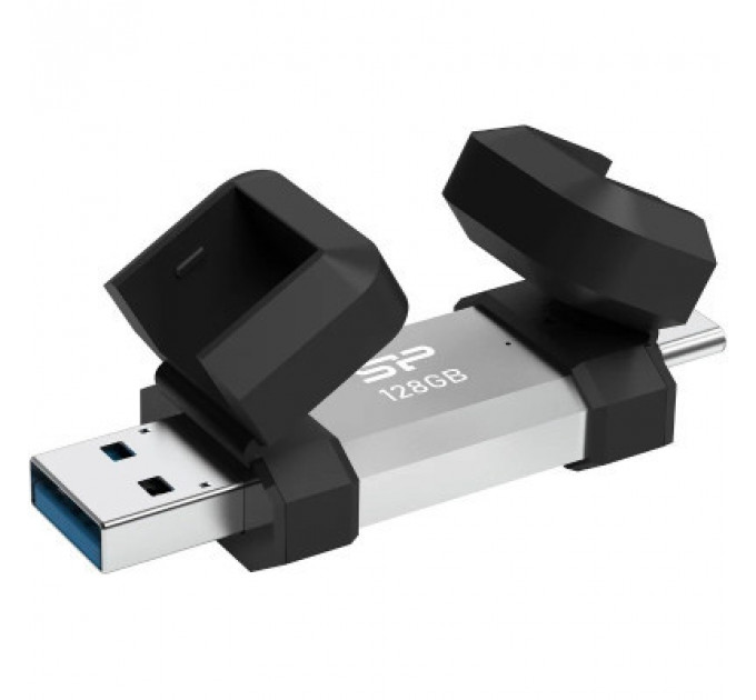 USB флеш накопичувач Silicon Power USB 128G SILICON POWER usb3.2+TypeC Mobile C51 (SP128GBUC3C51V1S)