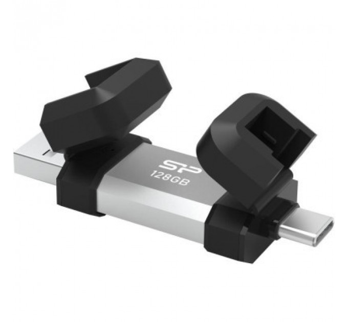 USB флеш накопичувач Silicon Power USB 128G SILICON POWER usb3.2+TypeC Mobile C51 (SP128GBUC3C51V1S)