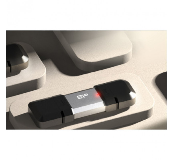USB флеш накопичувач Silicon Power USB 64G SILICON POWER usb3.2+TypeC Mobile C51 (SP064GBUC3C51V1S)