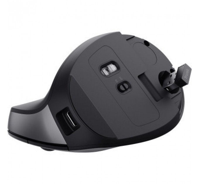 Мишка Trust Bayo 2 Ergonomic Wireless/USB-A Black (25145)