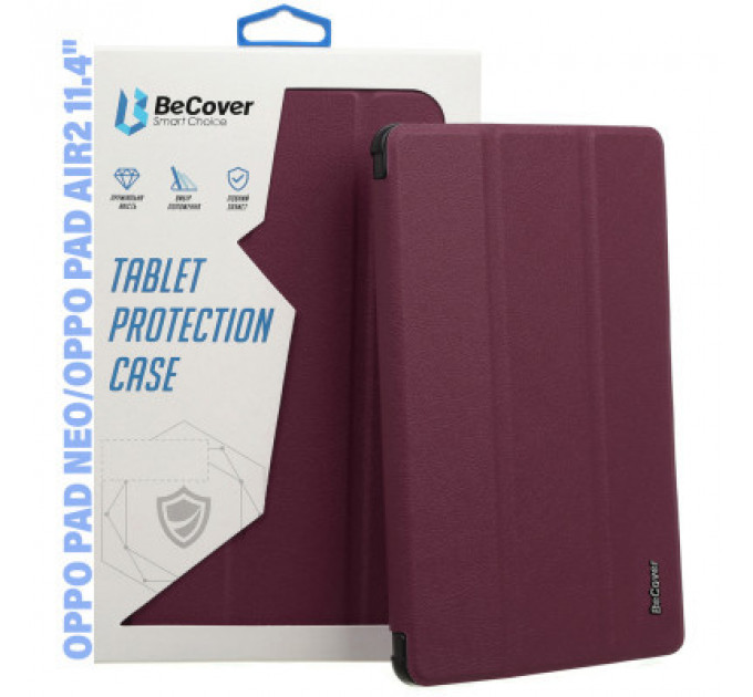 Чохол до планшета BeCover Smart Case Oppo Pad Neo (OPD2302)/ Oppo Pad Air2 11.4" Red Wine (710985)