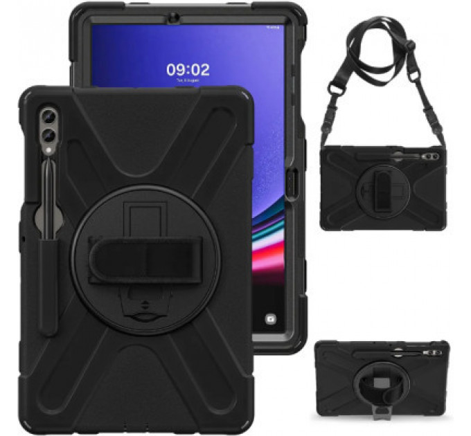 Чохол до планшета BeCover Heavy Duty Case Samsung Galaxy Tab S9 Plus (SM-X810/SM-X816)/S9 FE Plus (SM-X610/SM-X616) 12.4" (710445)