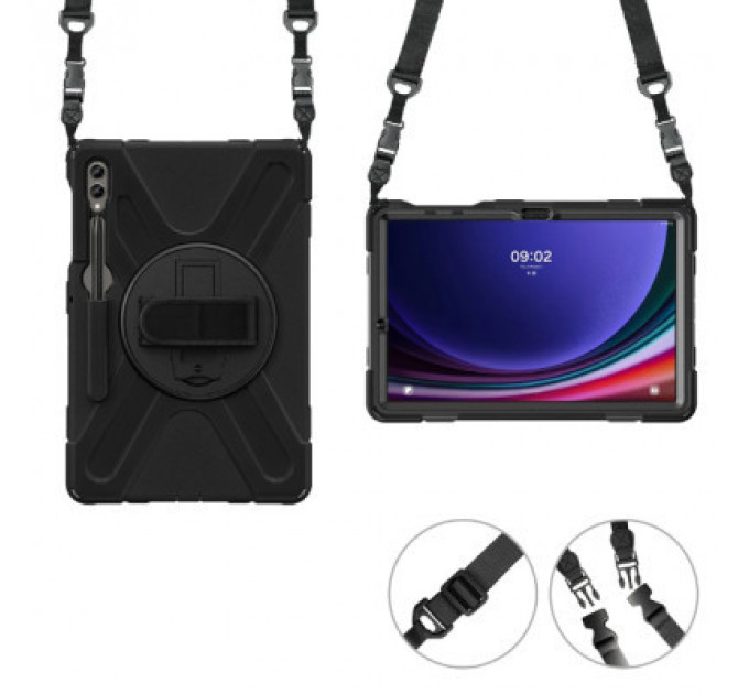 Чохол до планшета BeCover Heavy Duty Case Samsung Galaxy Tab S9 Plus (SM-X810/SM-X816)/S9 FE Plus (SM-X610/SM-X616) 12.4" (710445)