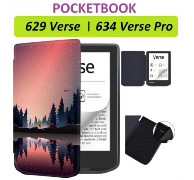 Чохол до електронної книги BeCover Smart Case PocketBook 629 Verse / 634 Verse Pro 6" Dusk (710976)