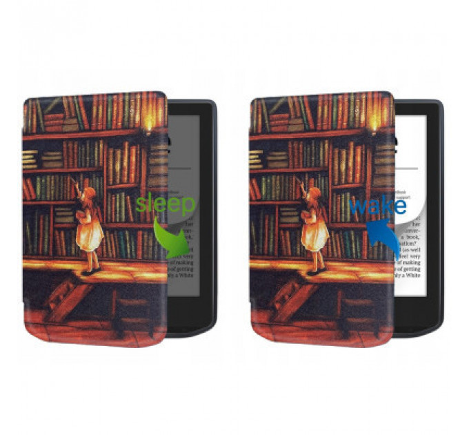 Чохол до електронної книги BeCover Smart Case PocketBook 629 Verse / 634 Verse Pro 6" Library Girl (710975)