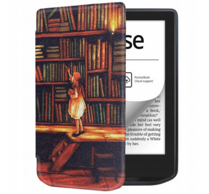 Чохол до електронної книги BeCover Smart Case PocketBook 629 Verse / 634 Verse Pro 6" Library Girl (710975)