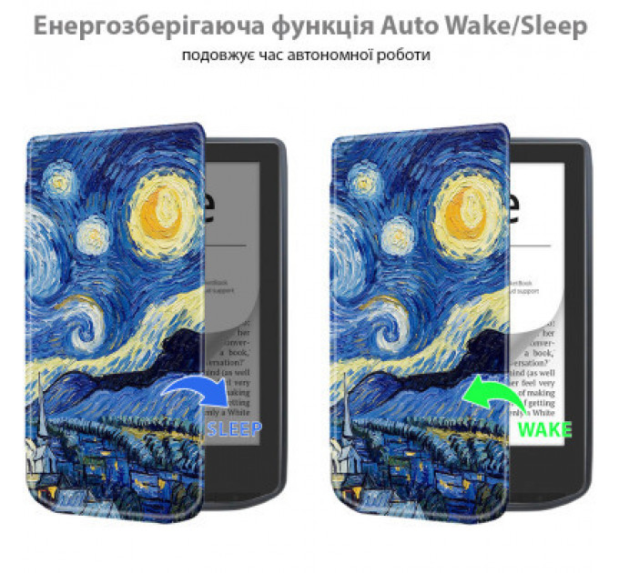 Чохол до електронної книги BeCover Smart Case PocketBook 629 Verse / 634 Verse Pro 6" Night (710980)
