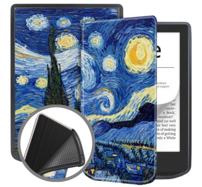 Чохол до електронної книги BeCover Smart Case PocketBook 629 Verse / 634 Verse Pro 6" Night (710980)