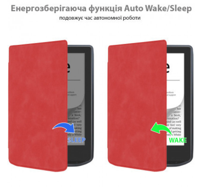 Чохол до електронної книги BeCover Smart Case PocketBook 629 Verse / 634 Verse Pro 6" Red (710979)