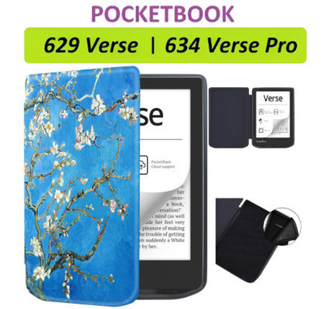 Чохол до електронної книги BeCover Smart Case PocketBook 629 Verse / 634 Verse Pro 6" Spring (710981)