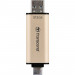 USB флеш накопичувач Transcend 512GB JetFlash 930C Gold-Black USB 3.2/Type-C (TS512GJF930C)