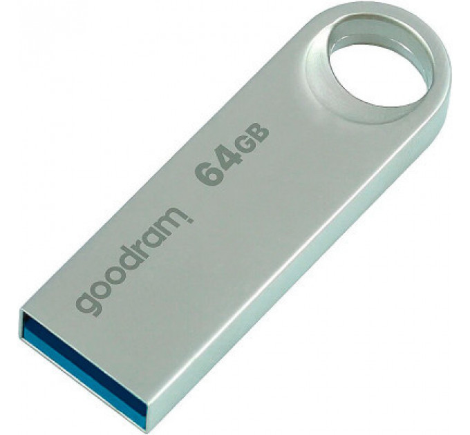 USB флеш накопичувач Goodram 64GB UNO3 Steel USB 3.2 (UNO3-0640S0R11)