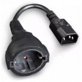 Atcom Кабель живлення C14 М to SCHUKO F Atcom (10014)