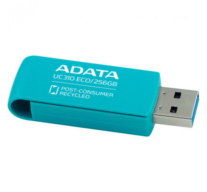 USB флеш накопичувач ADATA 256GB UC310 Eco Green USB 3.2 (UC310E-256G-RGN)