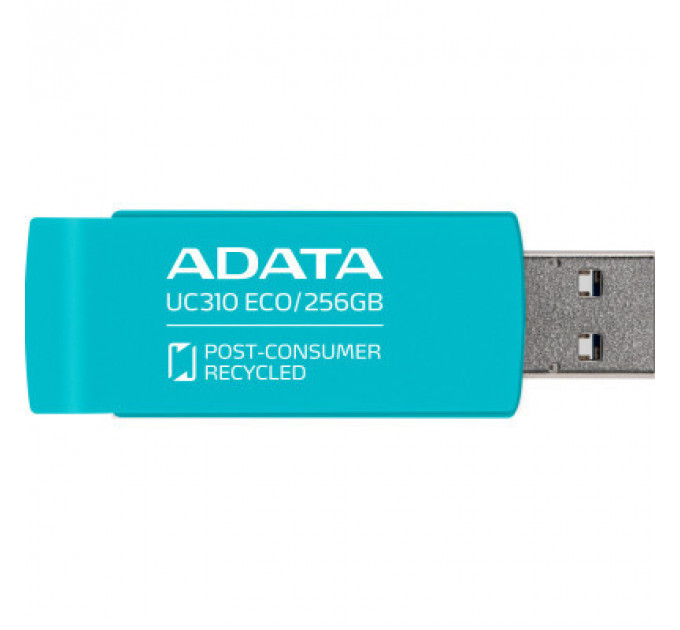USB флеш накопичувач ADATA 256GB UC310 Eco Green USB 3.2 (UC310E-256G-RGN)
