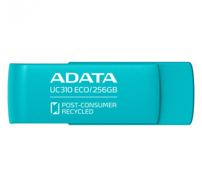 USB флеш накопичувач ADATA 256GB UC310 Eco Green USB 3.2 (UC310E-256G-RGN)