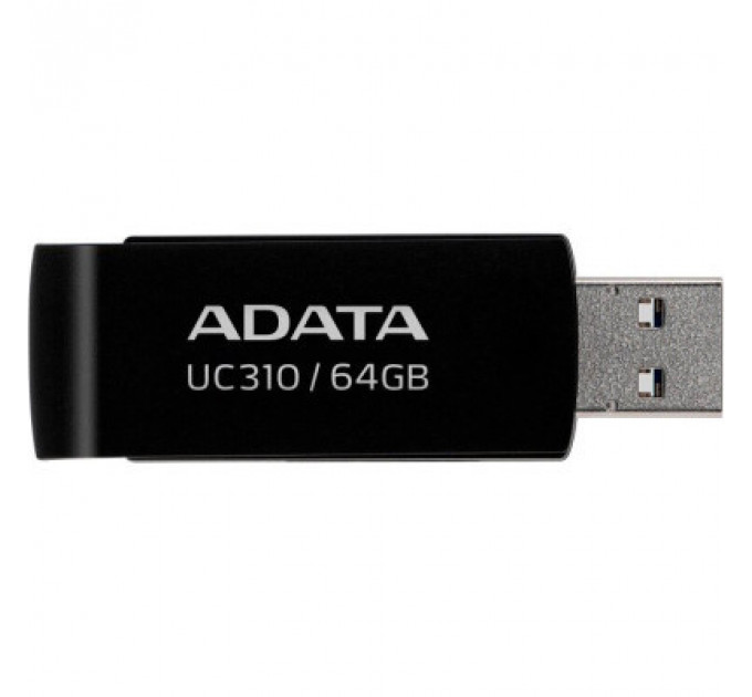 USB флеш накопичувач ADATA 64GB UC310 Black USB 3.0 (UC310-64G-RBK)