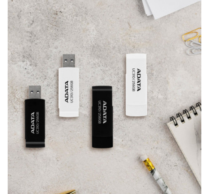 USB флеш накопичувач ADATA 64GB UC310 Black USB 3.0 (UC310-64G-RBK)