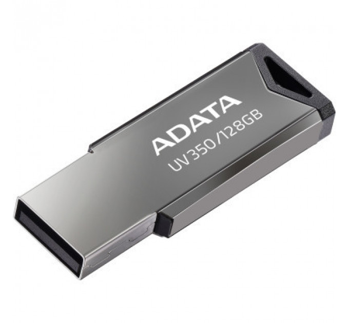 USB флеш накопичувач ADATA 128GB UV350 Metallic USB 3.1 (AUV350-128G-RBK)