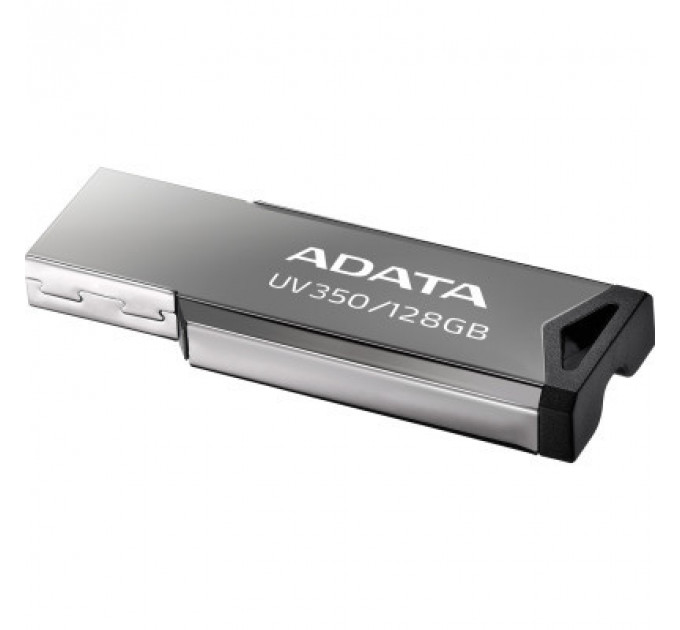 USB флеш накопичувач ADATA 128GB UV350 Metallic USB 3.1 (AUV350-128G-RBK)