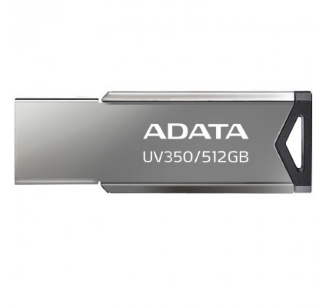 USB флеш накопичувач ADATA 512GB UV350 Metallic USB 3.2 (AUV350-512G-RBK)