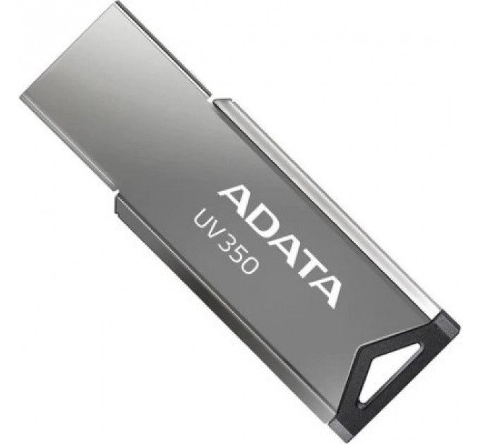 USB флеш накопичувач ADATA 64GB UV350 Metallic USB 3.2 (AUV350-64G-RBK)
