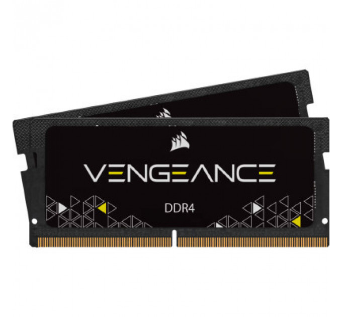 Модуль пам'яті для ноутбука SoDIMM DDR4 32GB (2x16GB) 3200 MHz Vengeance Corsair (CMSX32GX4M2A3200C22)