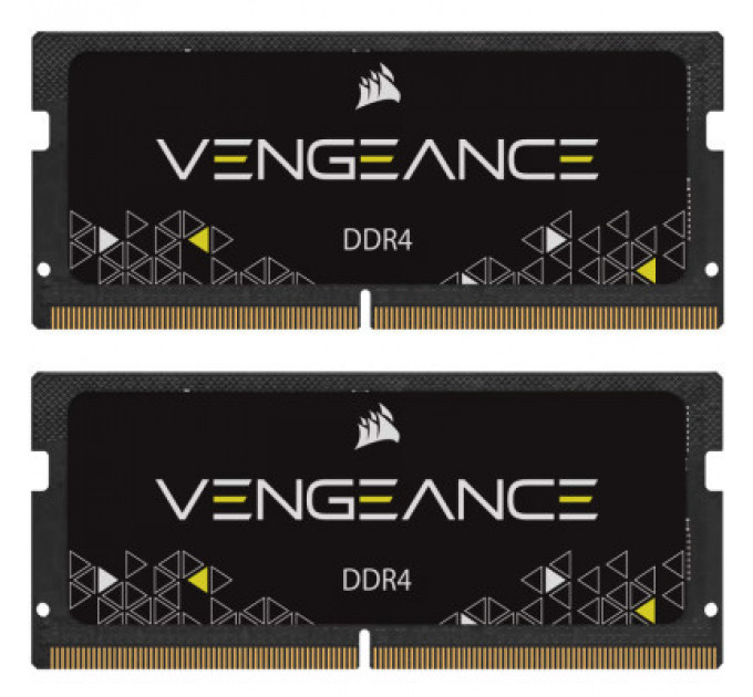 Модуль пам'яті для ноутбука SoDIMM DDR4 32GB (2x16GB) 3200 MHz Vengeance Corsair (CMSX32GX4M2A3200C22)